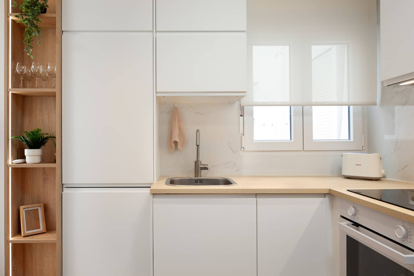 Cocina de el apartamento Víctor Hugo